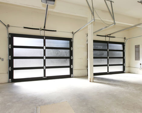 Glass garage door Los Angeles